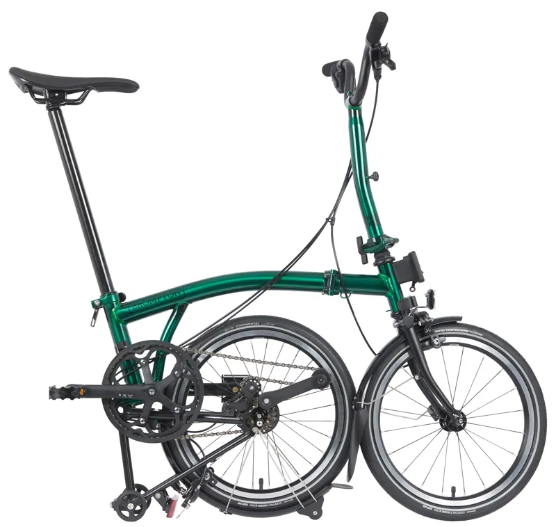 Brompton P Line Urban Folding Bike 2023 in Emerald Green